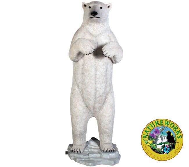 Fibreglass Polar Bear Sculpture Standing