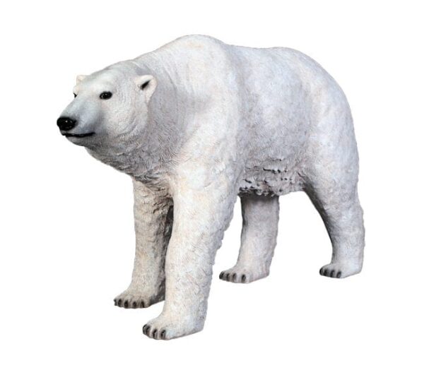 Fibreglass Polar Bear Statue Walking