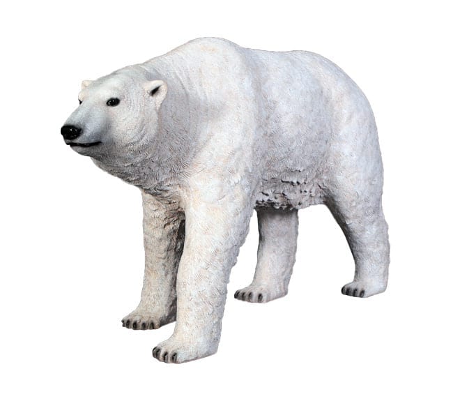 Fibreglass Polar Bear Statue Walking