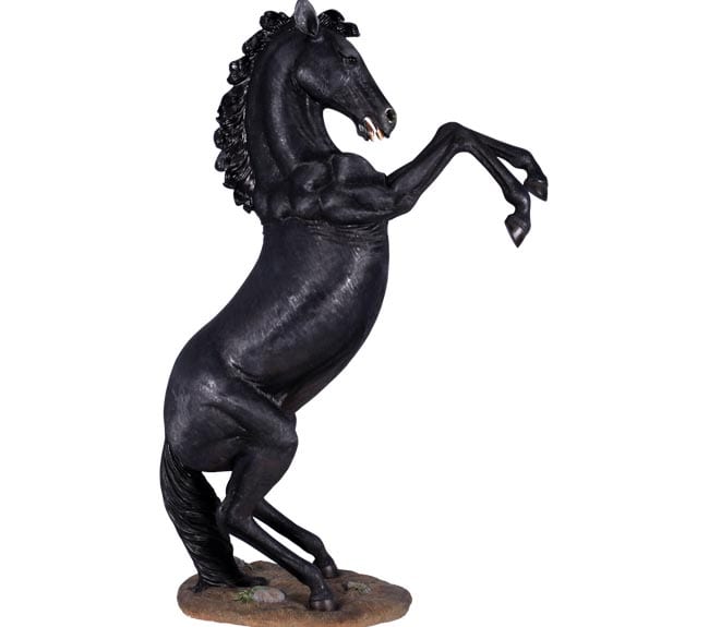 Fibreglass Rearing Stallion Horse Statue B