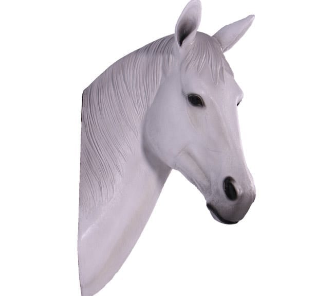 Fibreglass Seabiscuit Horse Head Wall Art
