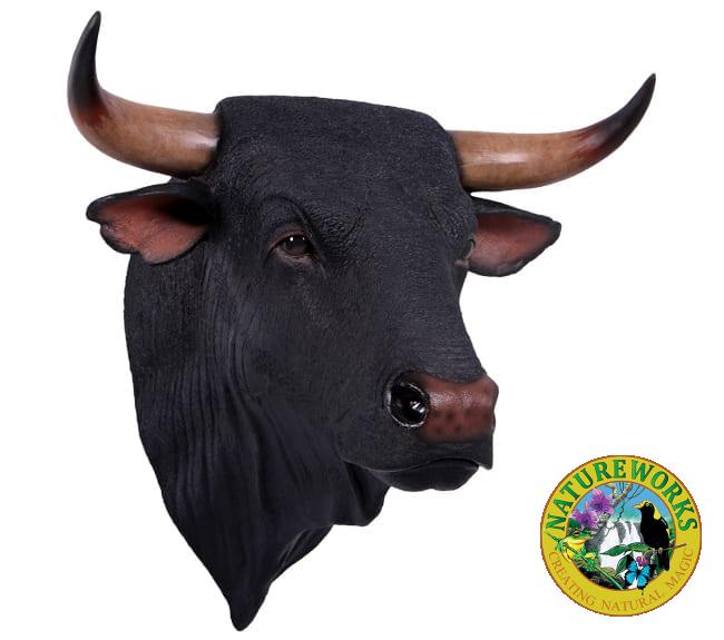 Fibreglass Spanish Bull Head Wall Mount