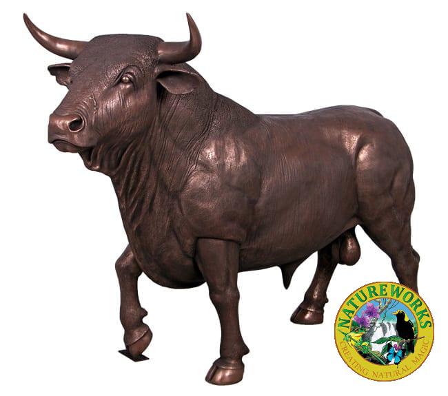 Natureworks Australia Fibreglass Spanish Bull Sculpture