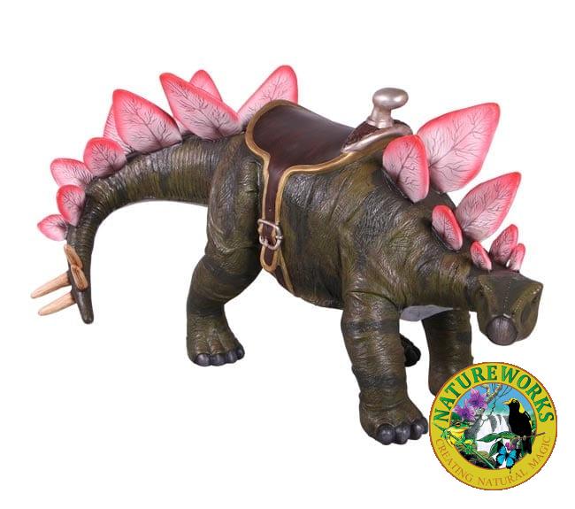 Fibreglass Stegosaurus Satue with Saddle