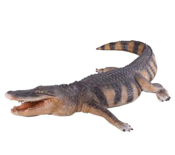 Fibreglass alligator statue
