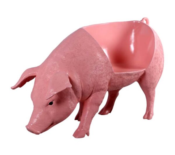 Fibreglass pig Bench