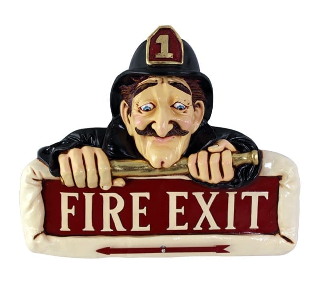 Fire Exit Sign