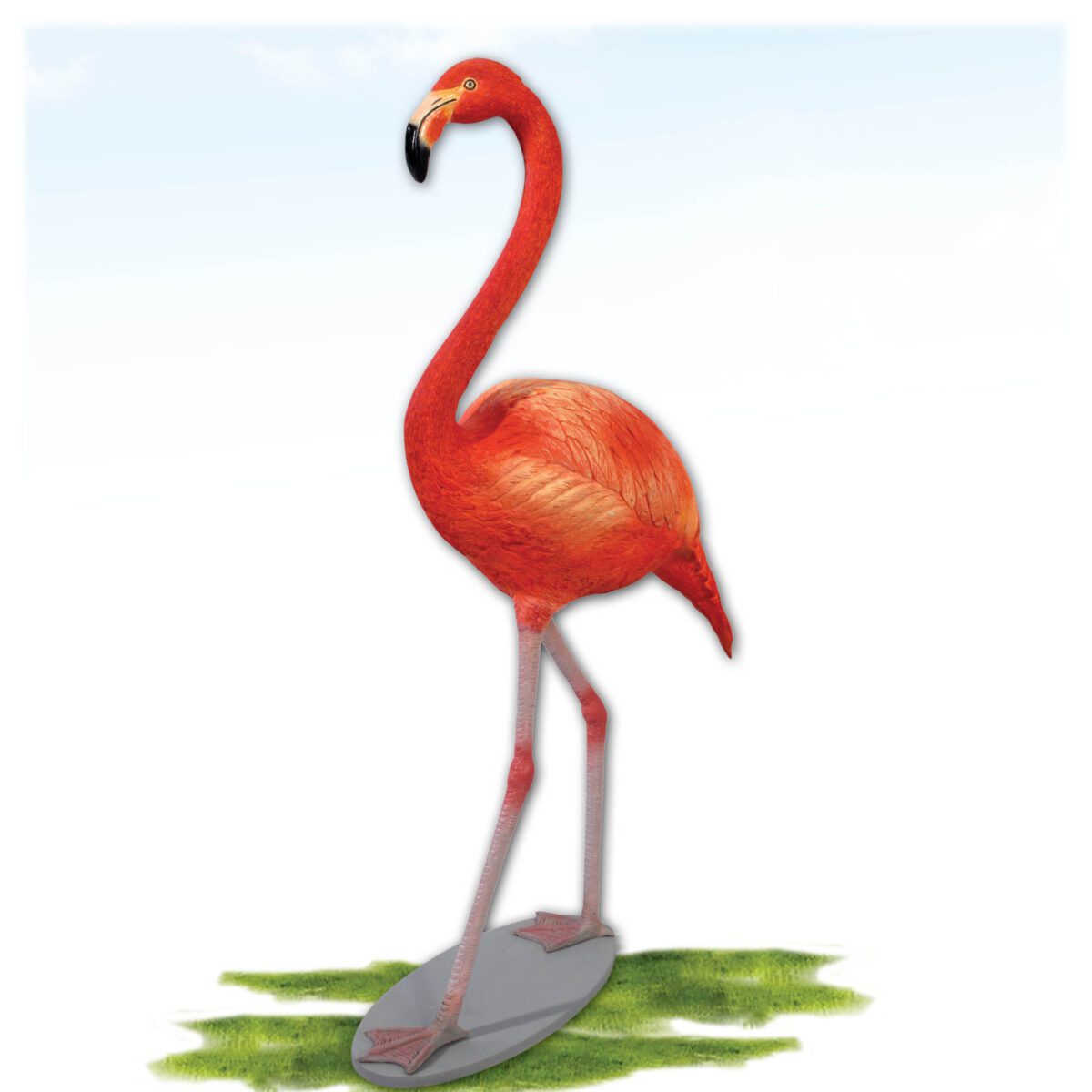 Natureworks Australia Flamingo - Orange - 110038 - Natural colour - front angle view