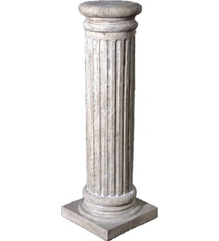 Fluted Pedestal Round Top Small RS
