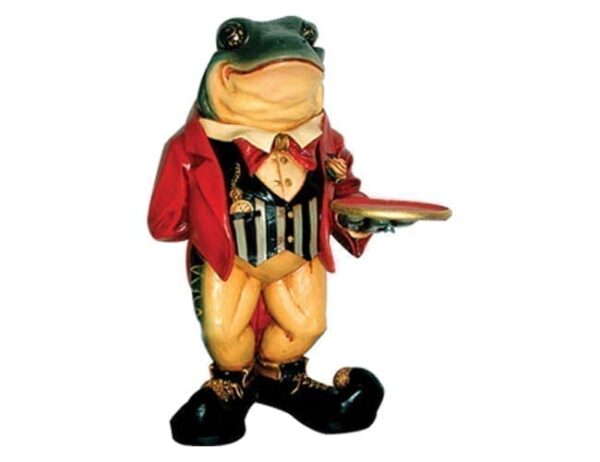 Frog Butler Statue Small AFFB
