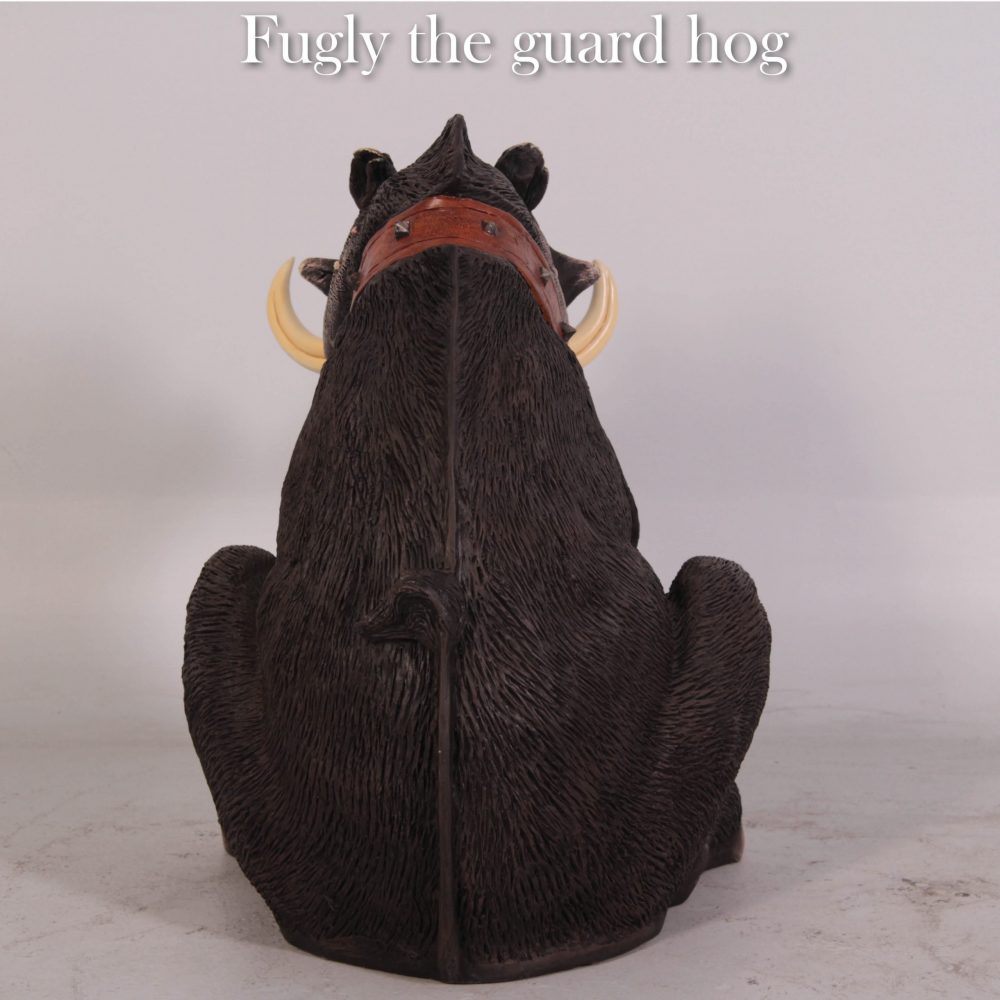 Fibreglass Hog Sculpture – “Fugly the Guard Hog”