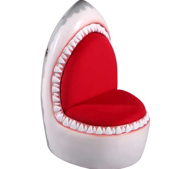 Funny Fibreglass Shark Seat