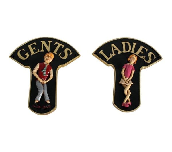 Gents Lady Sign Set