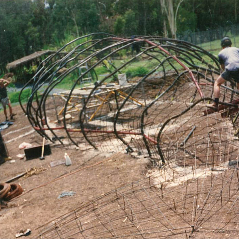 Natureworks Australia Giant Dugong Front View Showing armature