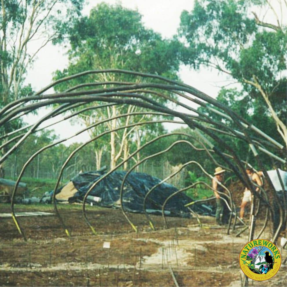 Natureworks Australia Giant Dugong Front View Showing armature steel