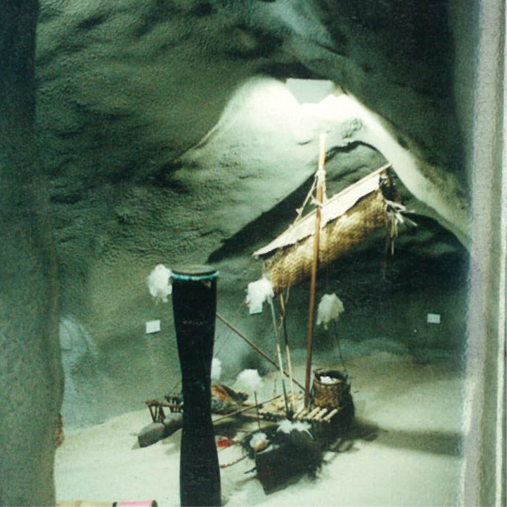 Natureworks Australia Giant Dugong inside showing indigenous artefacts