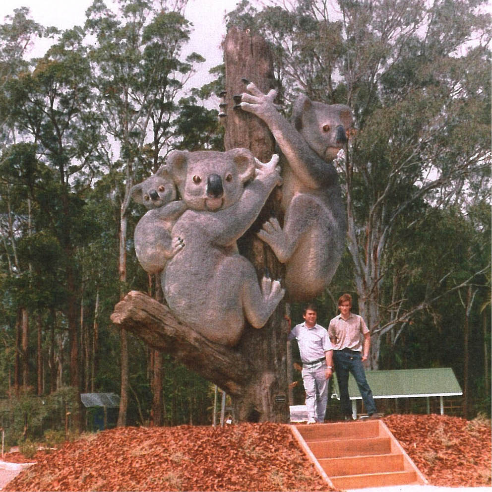 Natureworks Australia Giant koalas with David