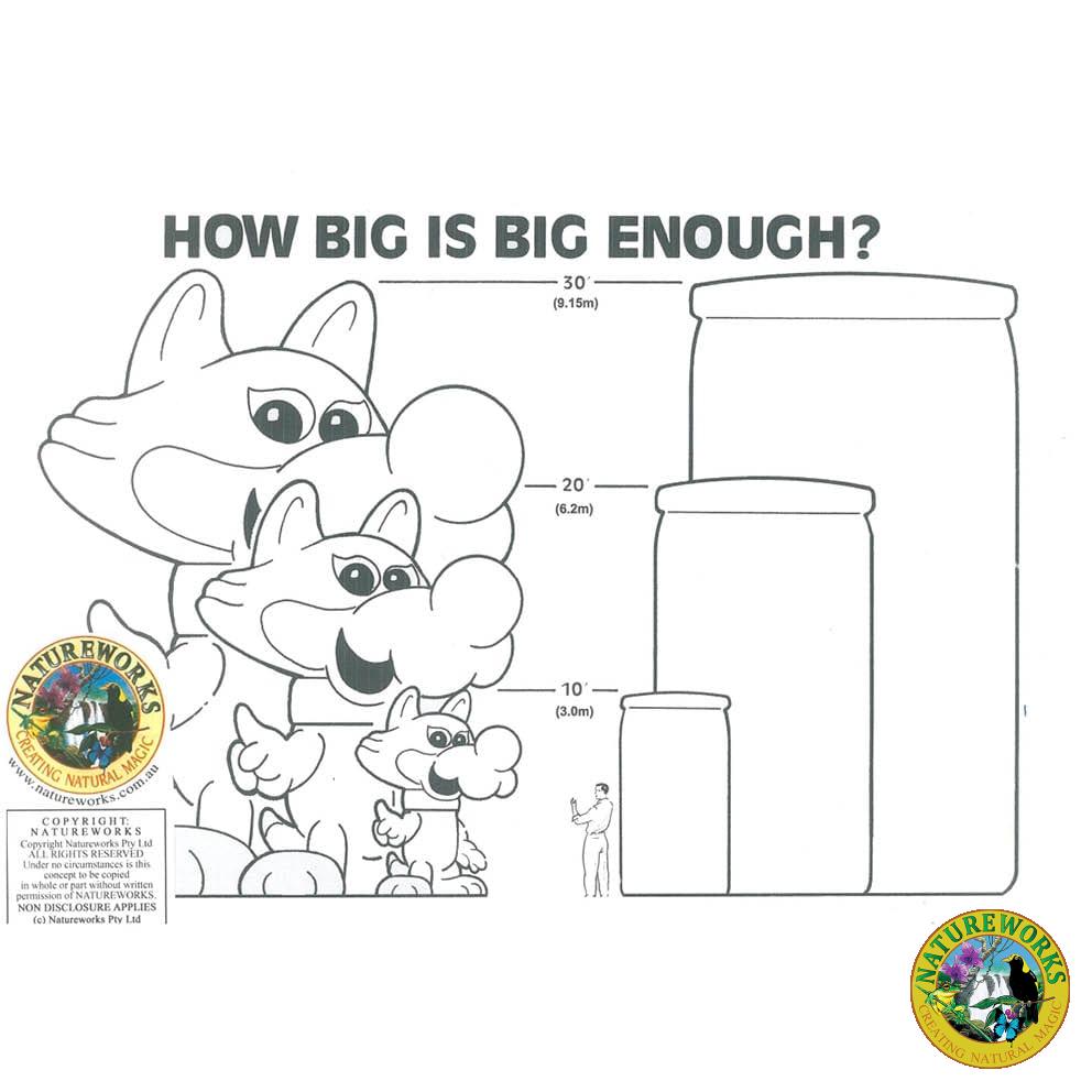 Natureworks Australia Giant Matilda the Kangaroo How Big is Big enough