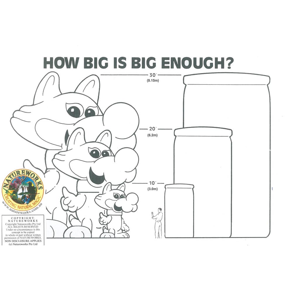 Natureworks Australia Giant Matilda the Kangaroo How Big is Big enough