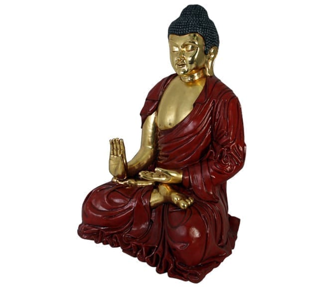 Giant Buddha Red Gold