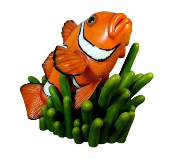 Giant Fibreglass Clownfish in Anenome Cluster NW
