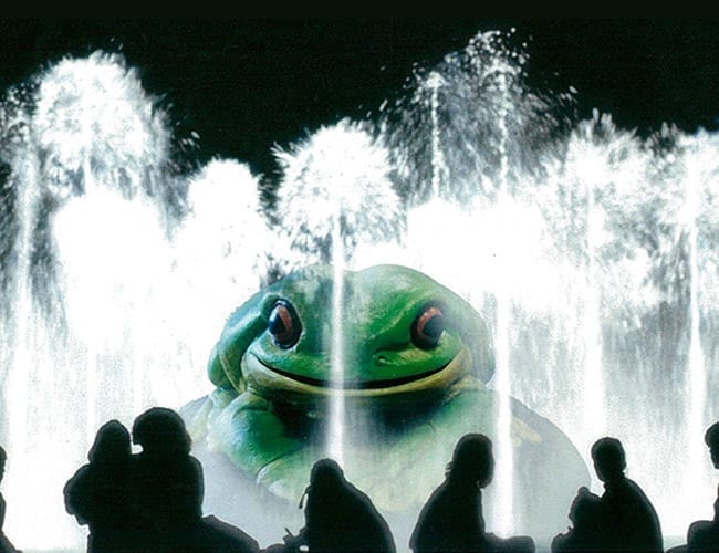 Natureworks Australia Giant Green Frog In Water Fountain
