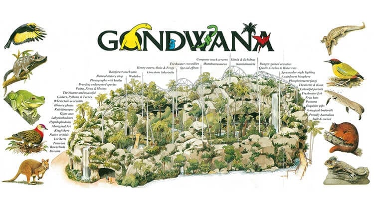 Gondwana Rainforest Sanctuary - Exhibit Sculptures In Australia