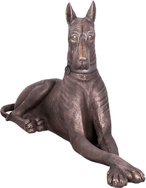Dog Great Dane Left Bronze