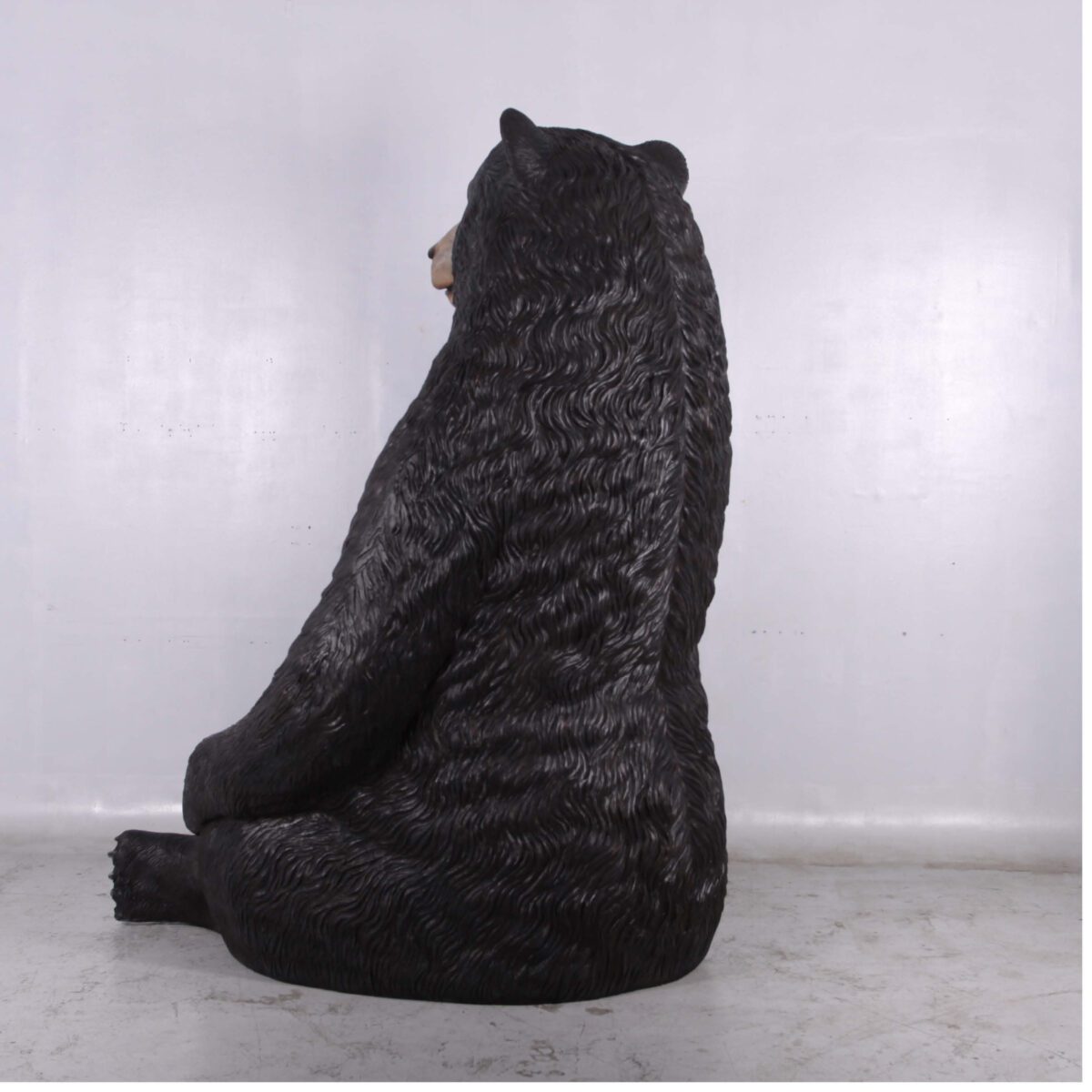 Natureworks Australia Grizzly Bear - Sitting jumbo - size 130011 Black - rear angl view