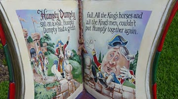 Natureworks Australia Hunter Valley Gardens Humpty Dumpty Story Book Copy