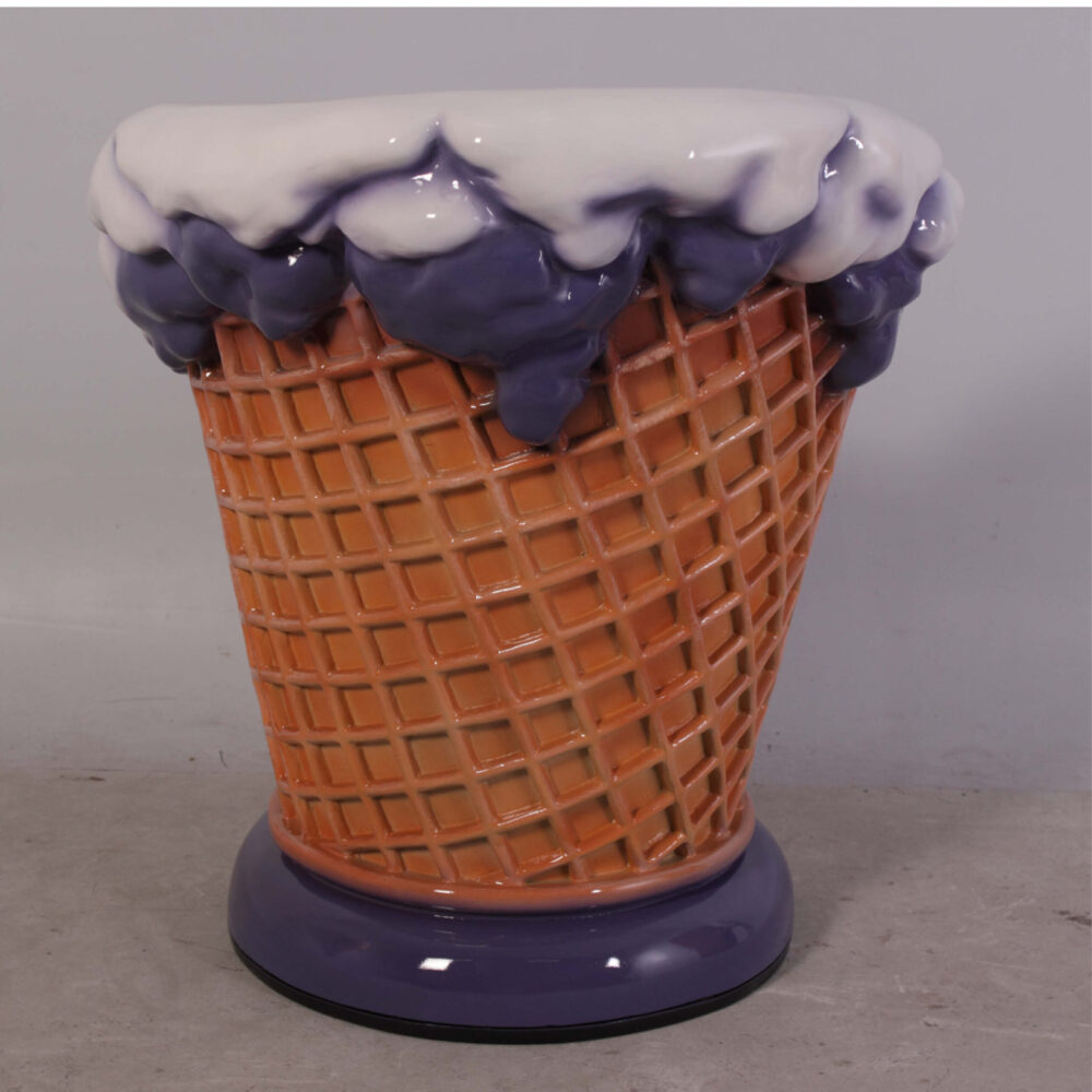 Ice Cream Chair - Ube - 130020Ube - showing rear view