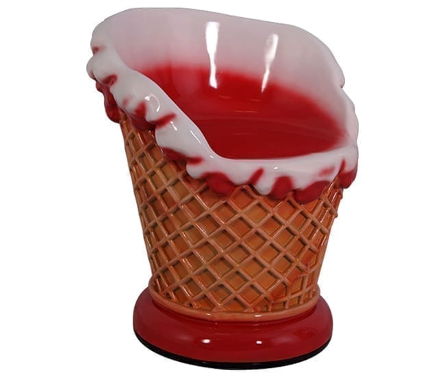 Ice Cream Chair Strawberry Strawberry