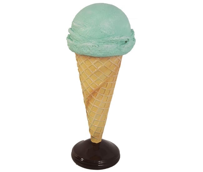 Ice Cream On Stand Small Mint MintGreen