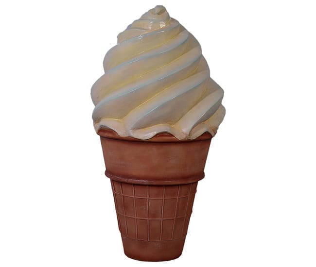 Ice Cream Soft Serve Large Vanilla Vanilla