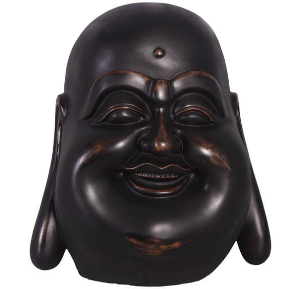 Jolly Buddha Head Statue