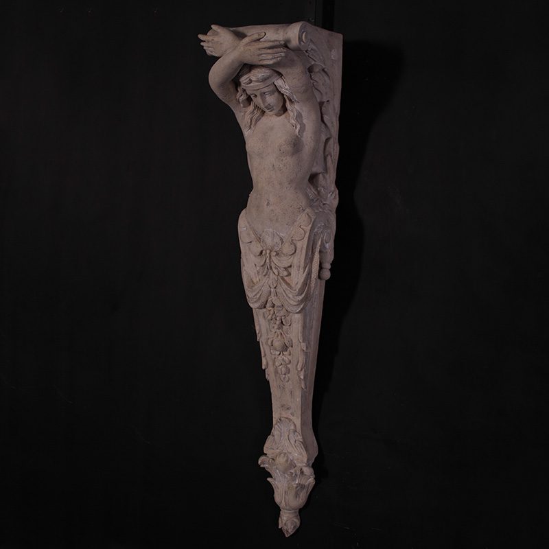 Natureworks Australia Lady Pilaster - Wall Decor - 080137RS - Wall decor - very elegant - shown on wall - angle view showing dept