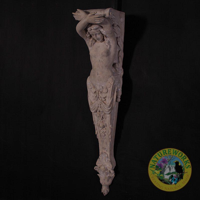 Natureworks Australia Lady Pilaster - Wall Decor - 080137RS - Wall decor - very elegant - shown on wall - angle view showing dept
