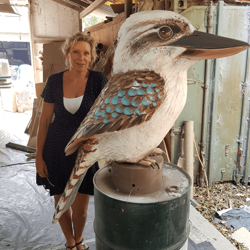 Natureworks Australia Larger Than Life size Birds Kookaburra m Image