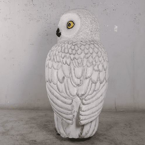 Larger Than Life size Birds Snowy Female Owl Image