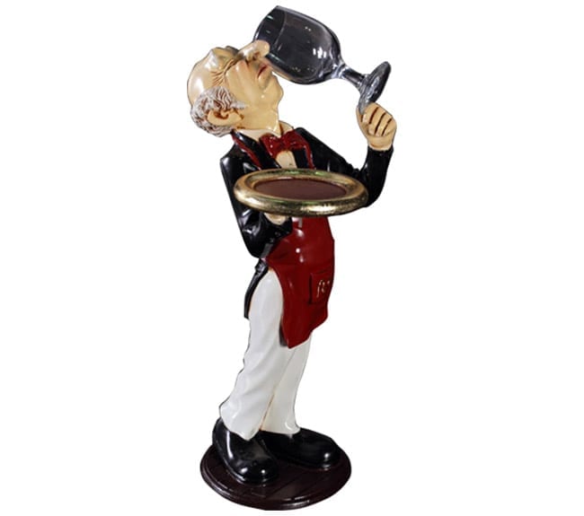 Life Like Connoisseur Butler Statue ft HFCBU