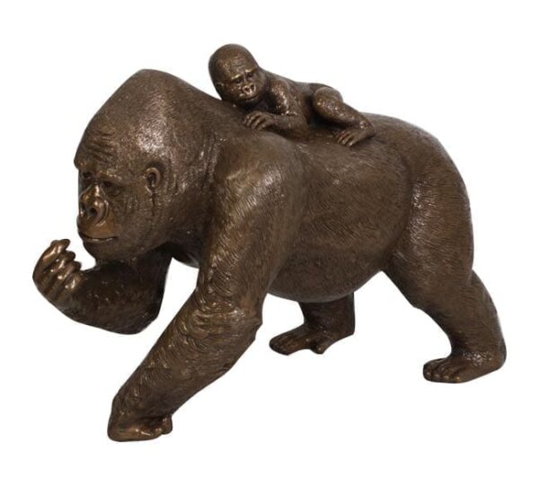 Life Size Gorilla withbaby resin Statue