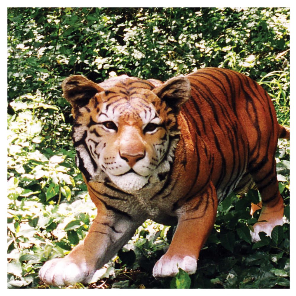 Bengal Tiger Crouching Statue