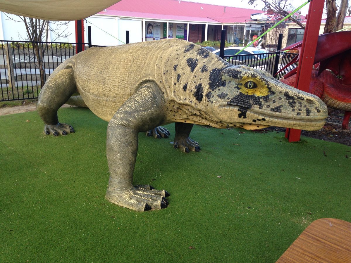 Natureworks Australia Megalania in situ_Childcare centre - customer photo