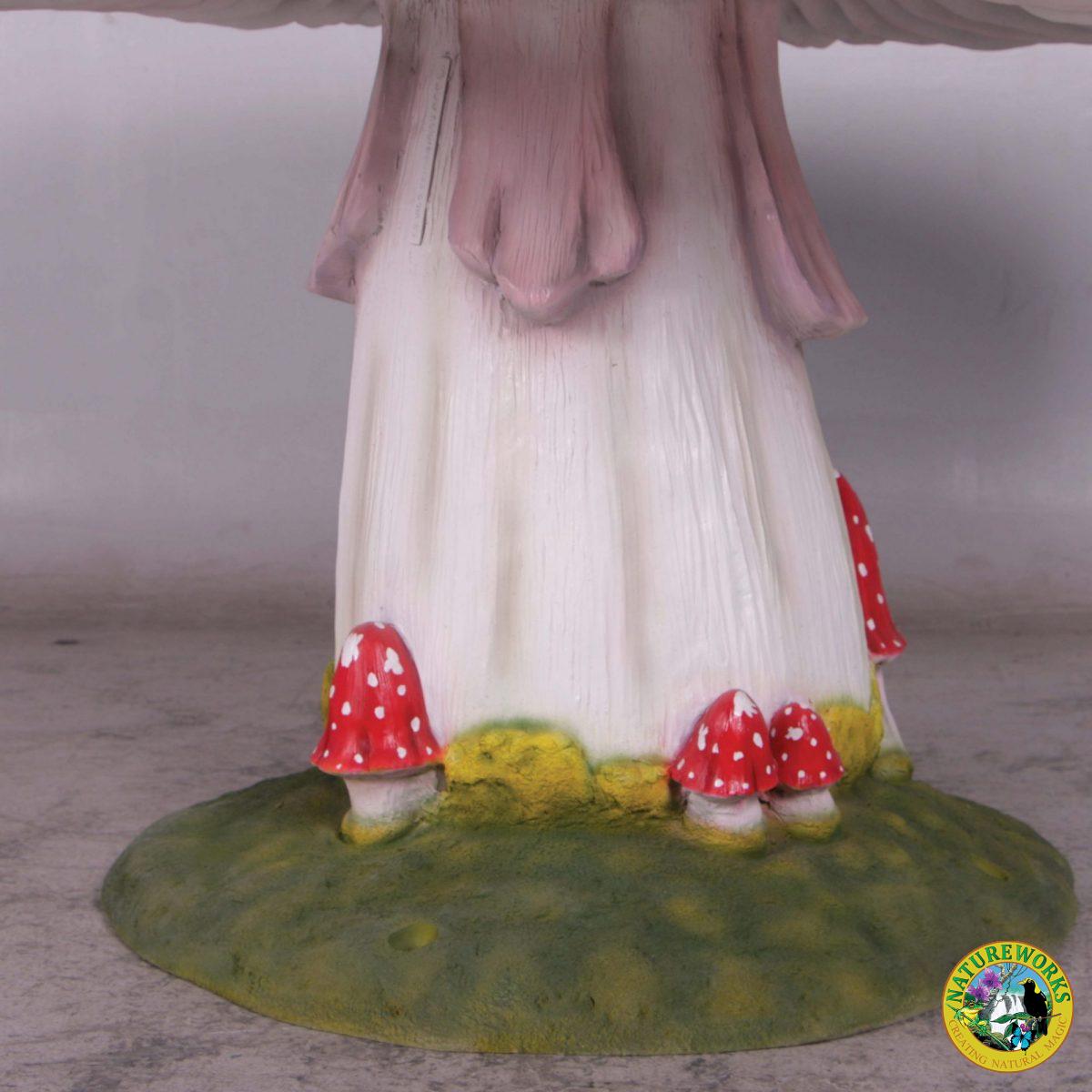 Natureworks Australia Mushroom Table large for fairy garden décor - highly detailed fantasy furniture item