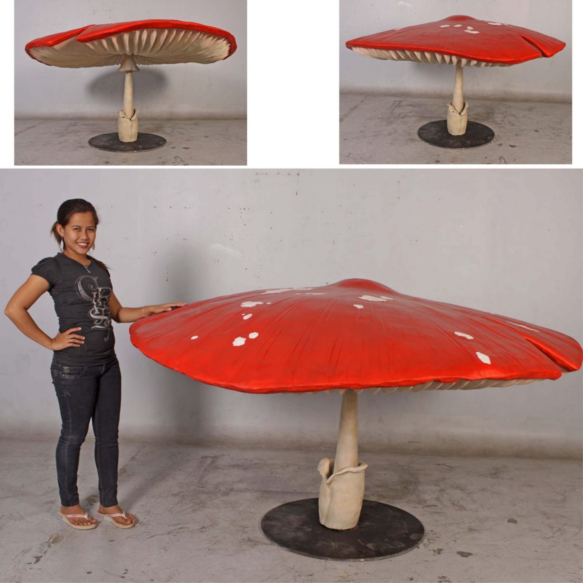 Natureworks Australia Fantasy themed Props - Giant Mushroom - 1m high - ideal fairy garden décor