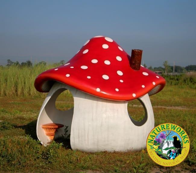 Mushroom Cubby House ideal playhouse for Child care Centre
