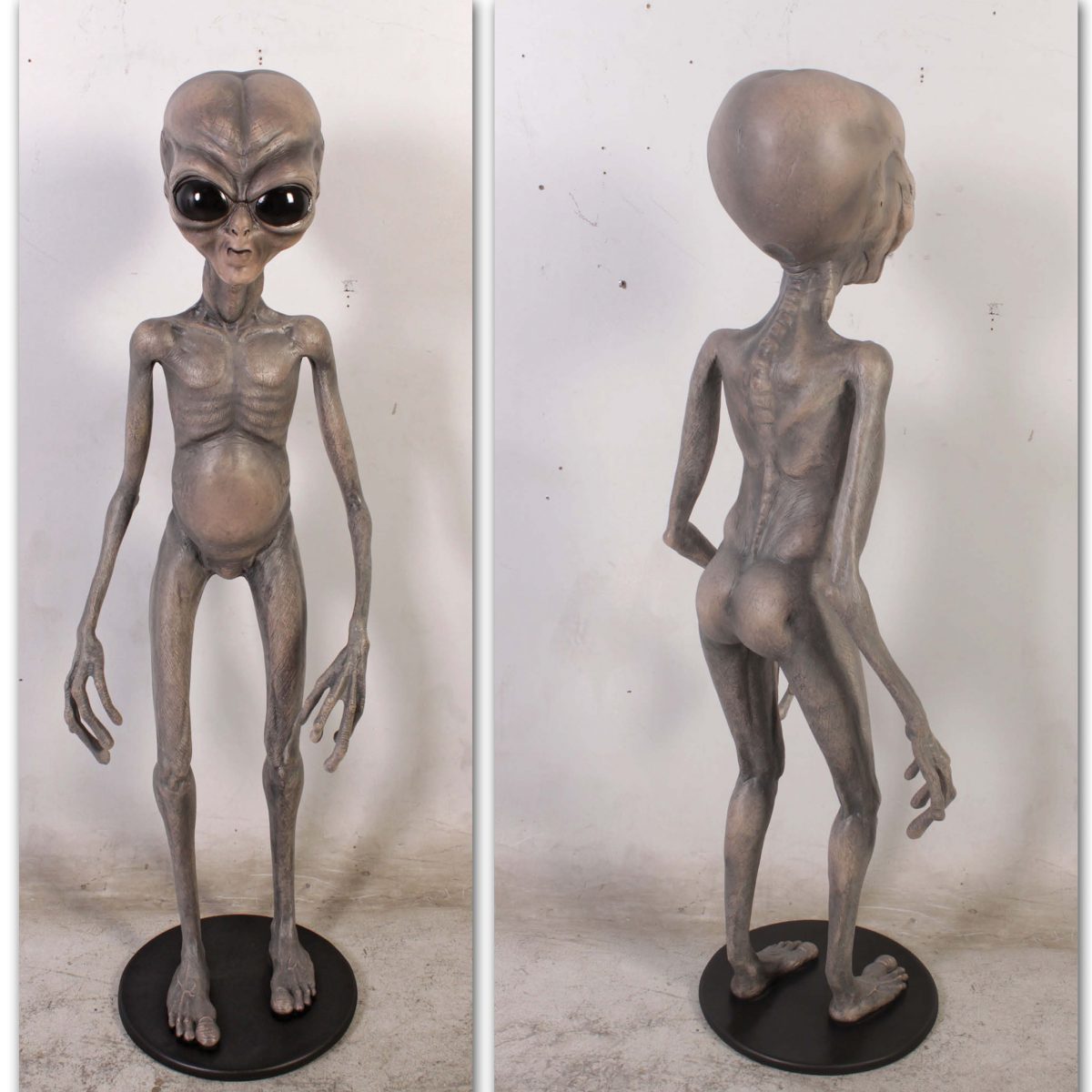 Natureworks Australia Alien - Zetan - full 3D model - Front and rear view