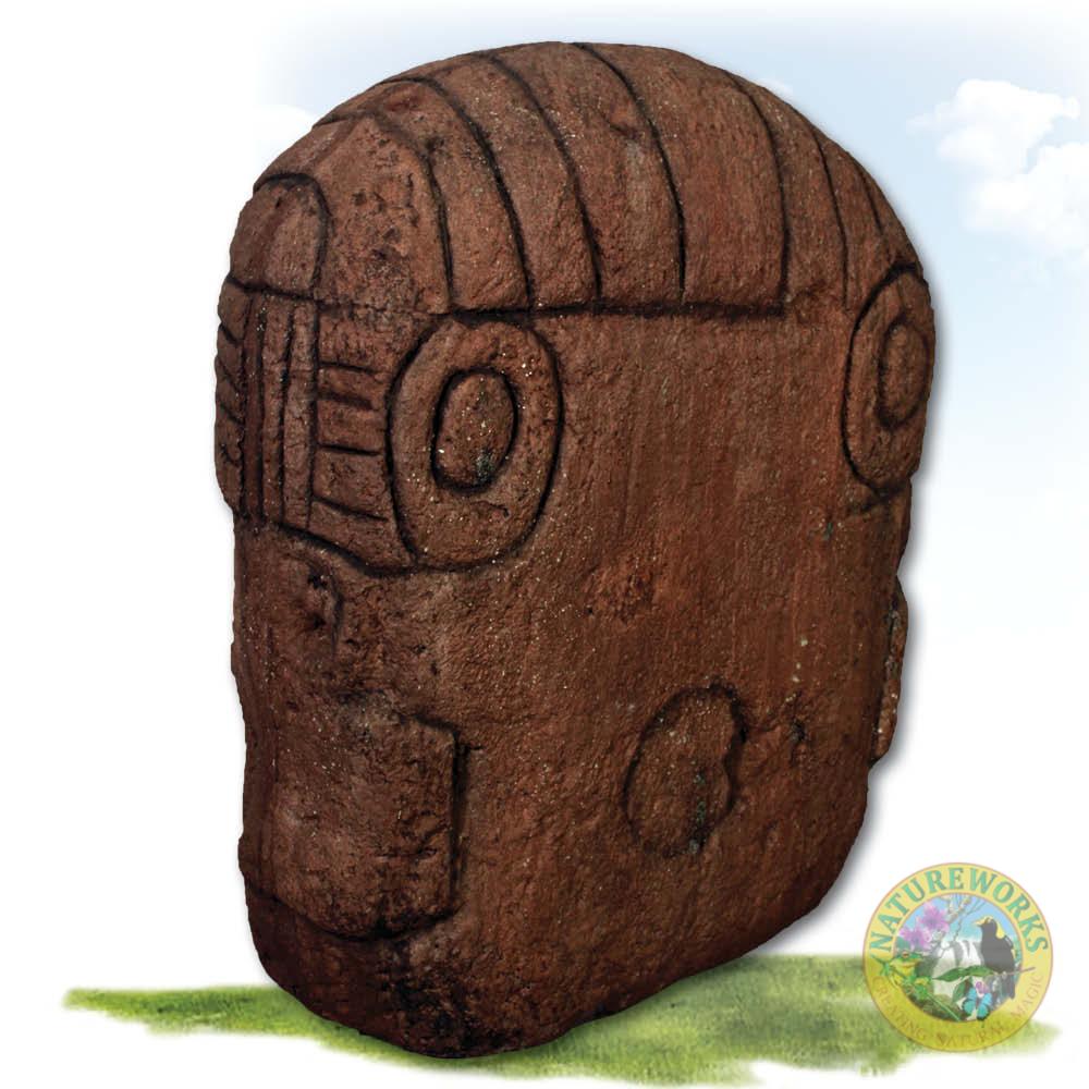 Natureworks Australia Olmec head - large - 100083 - Rear view