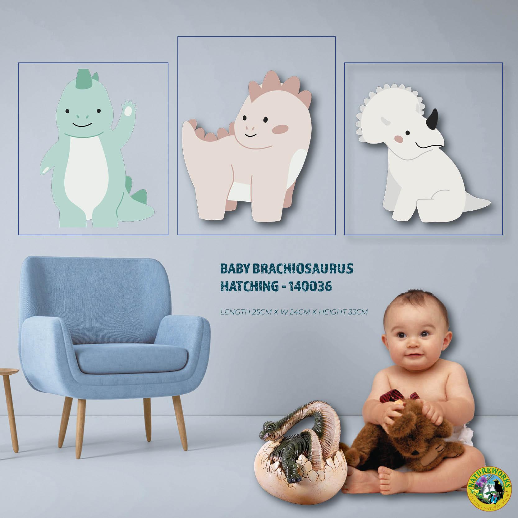 Natureworks Australia Brachiosaurus Baby Hatching - Image 4