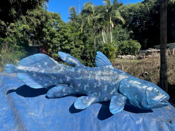 Coelacanth photo - by Natureworks Artists - Side view